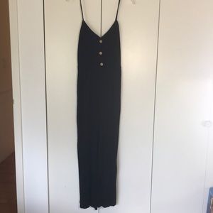 Lightweight black jumpsuit